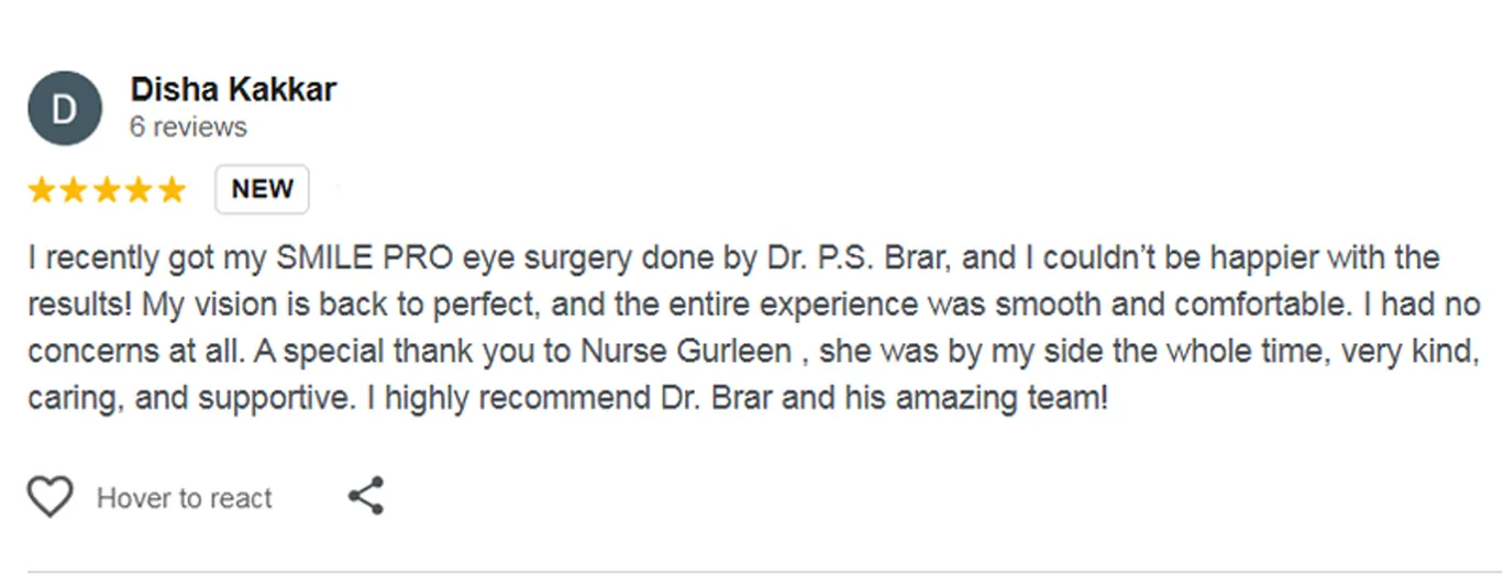 Google review screenshot